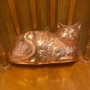 Copper Cat Wall Accent